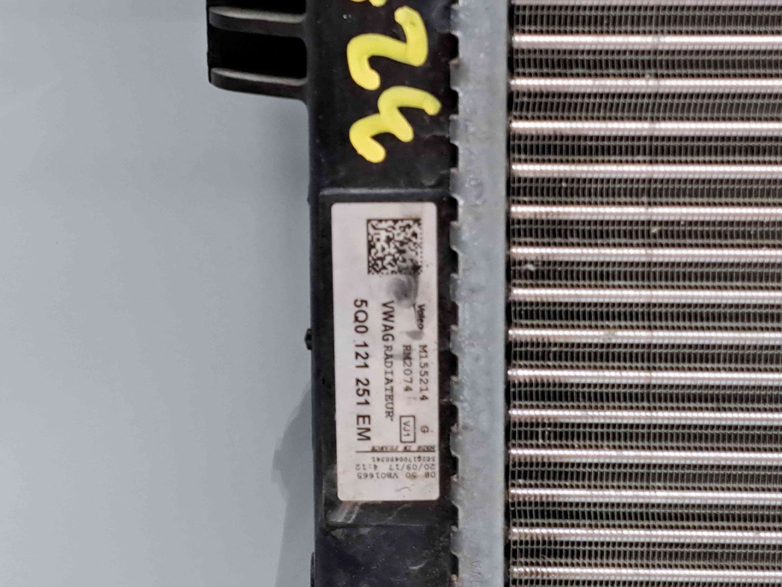 Radiator apa Volkswagen Golf 7 (5G) [Fabr 2014-prezent] 5Q0121251EM 1.4 TSI CZEA 110KW / 150CP - imagine 3