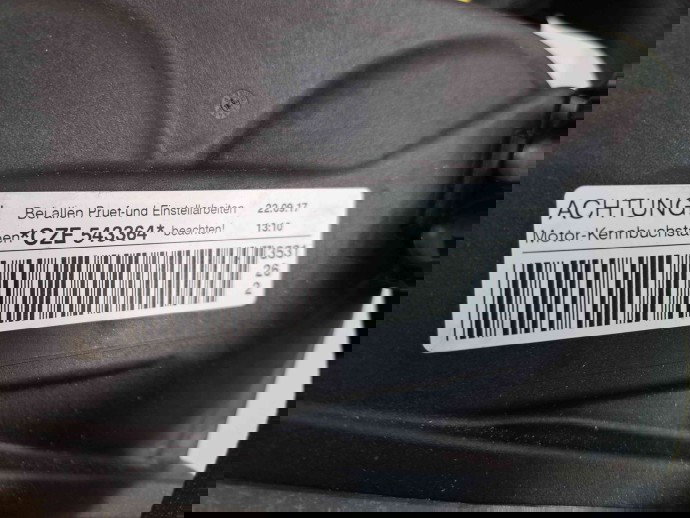 Motor complet ambielat  Volkswagen Golf 7 (5G) [Fabr 2014-prezent] CZEA 1.4 TSI CZEA 110KW / 150CP