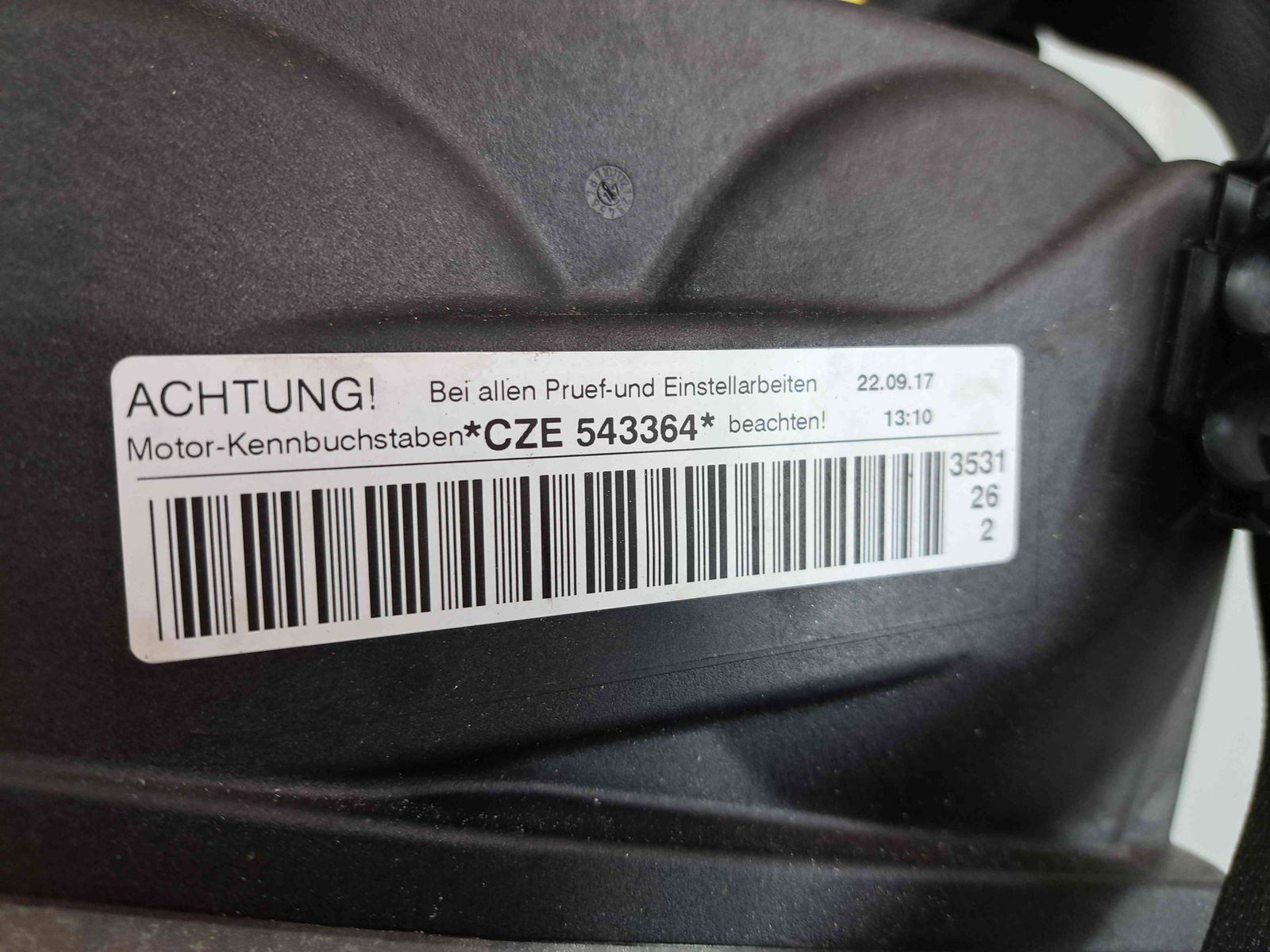 Motor complet ambielat AUDI A3 Sportback (8VS, 8VM) [Fabr 2013-prezent] CZEA 1.4 TSI CZEA 110KW / 150CP - imagine 4