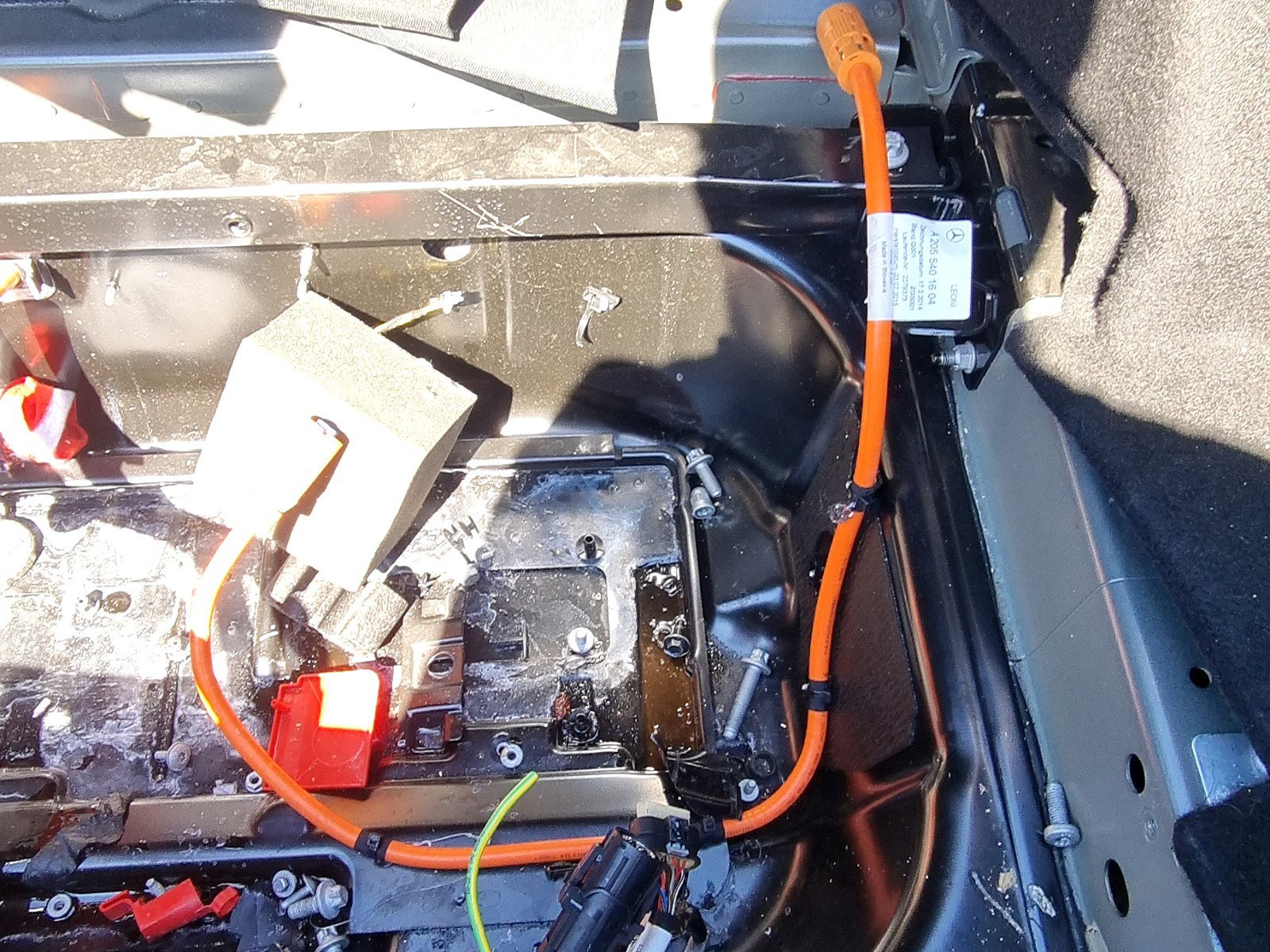 Cablu inalta tensiune Mercedes Clasa C (W205) [Fabr 2014-prezent] A2055401604 2.0 Hibr 274920 210KW / 286CP - imagine 1