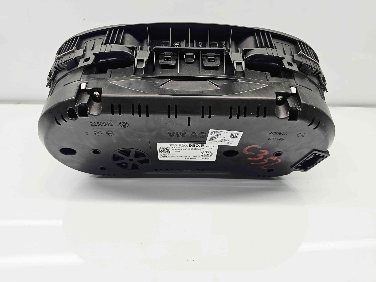 Ceas bord Skoda Octavia 3 (5E3) Facelift [Fabr 2012-2020] 5E0920980E - imagine 7