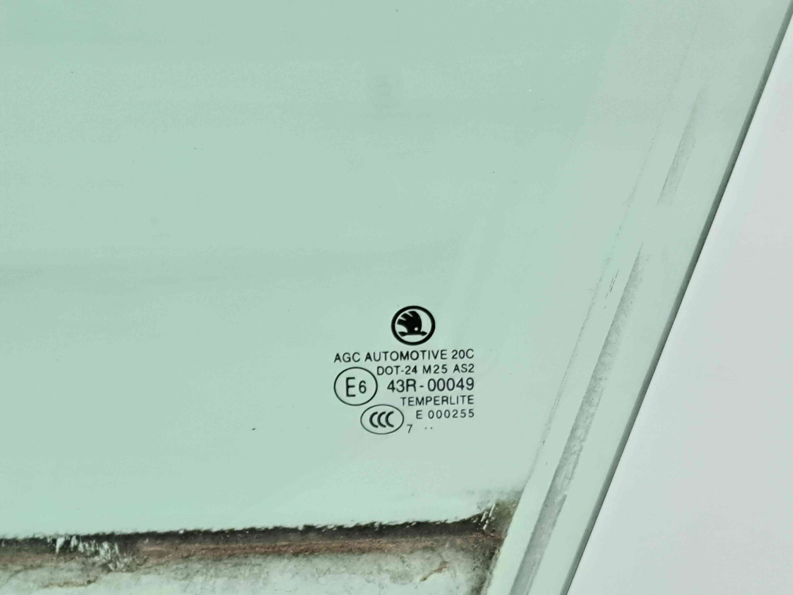 Geam usa stanga fata Skoda Octavia 3 (5E3) Facelift [Fabr 2012-2020] OEM - imagine 2