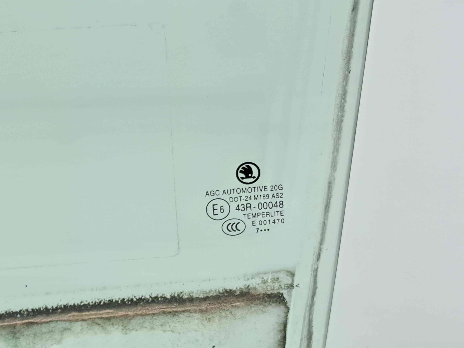 Geam usa stanga spate Skoda Octavia 3 (5E3) Facelift [Fabr 2012-2020] OEM - imagine 2