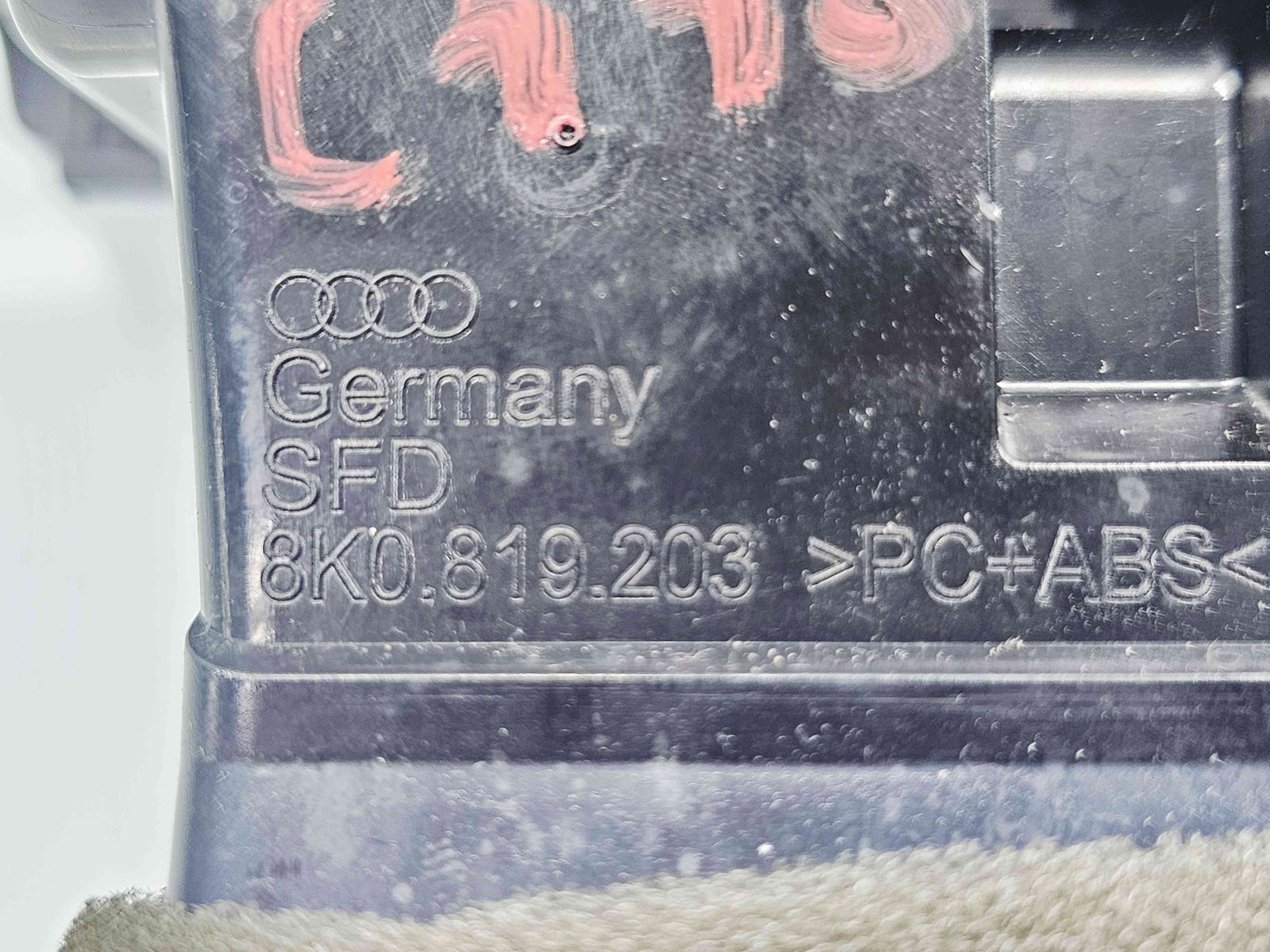 Grila aerisire spate Audi A4 (8K5, B8) Avant [Fabr 2008-2015] 8K0819203 - imagine 3