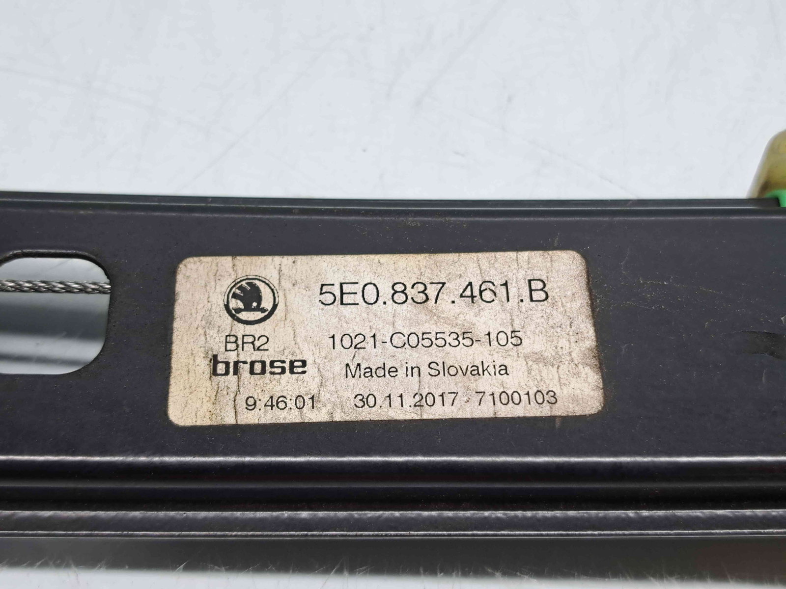 Macara electrica geam stanga fata Skoda Octavia 3 (5E3) Facelift [Fabr 2012-2020] 5E0837461B - imagine 4