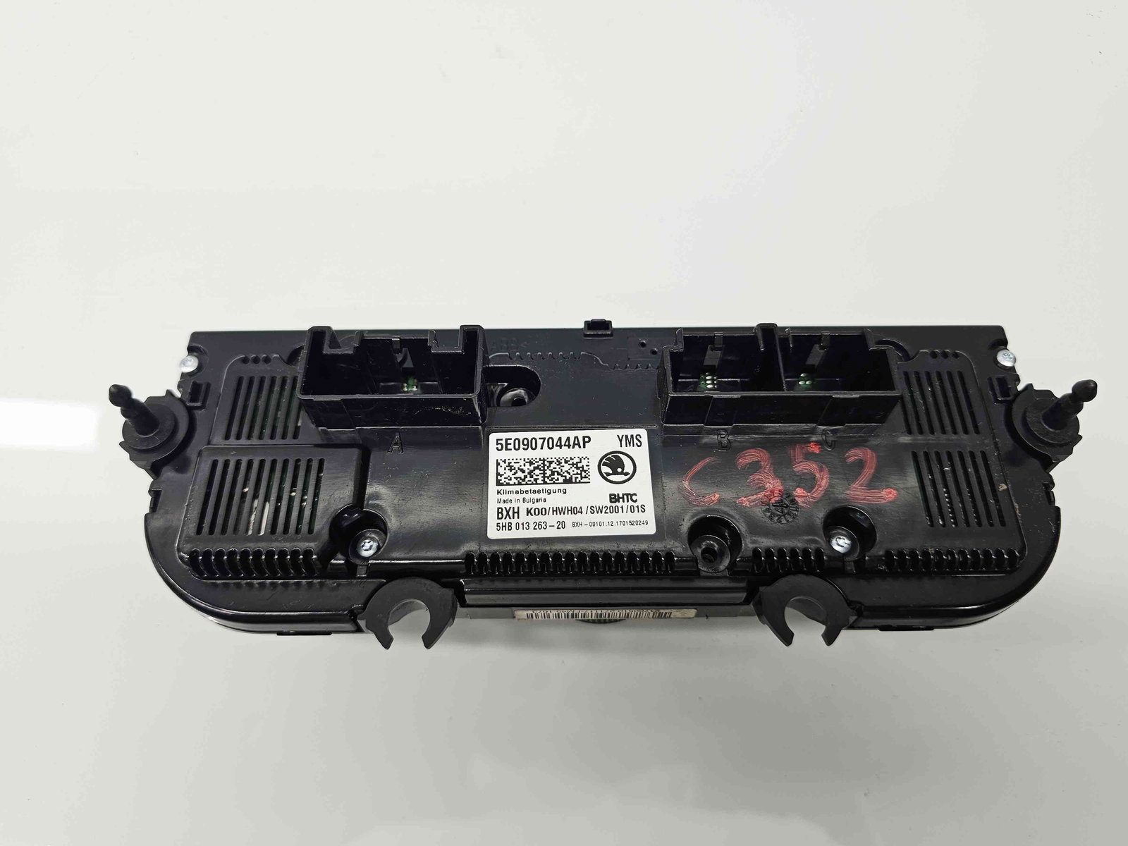 Panou comanda clima Skoda Octavia 3 (5E3) Facelift [Fabr 2012-2020] 5E0907044AP - imagine 3