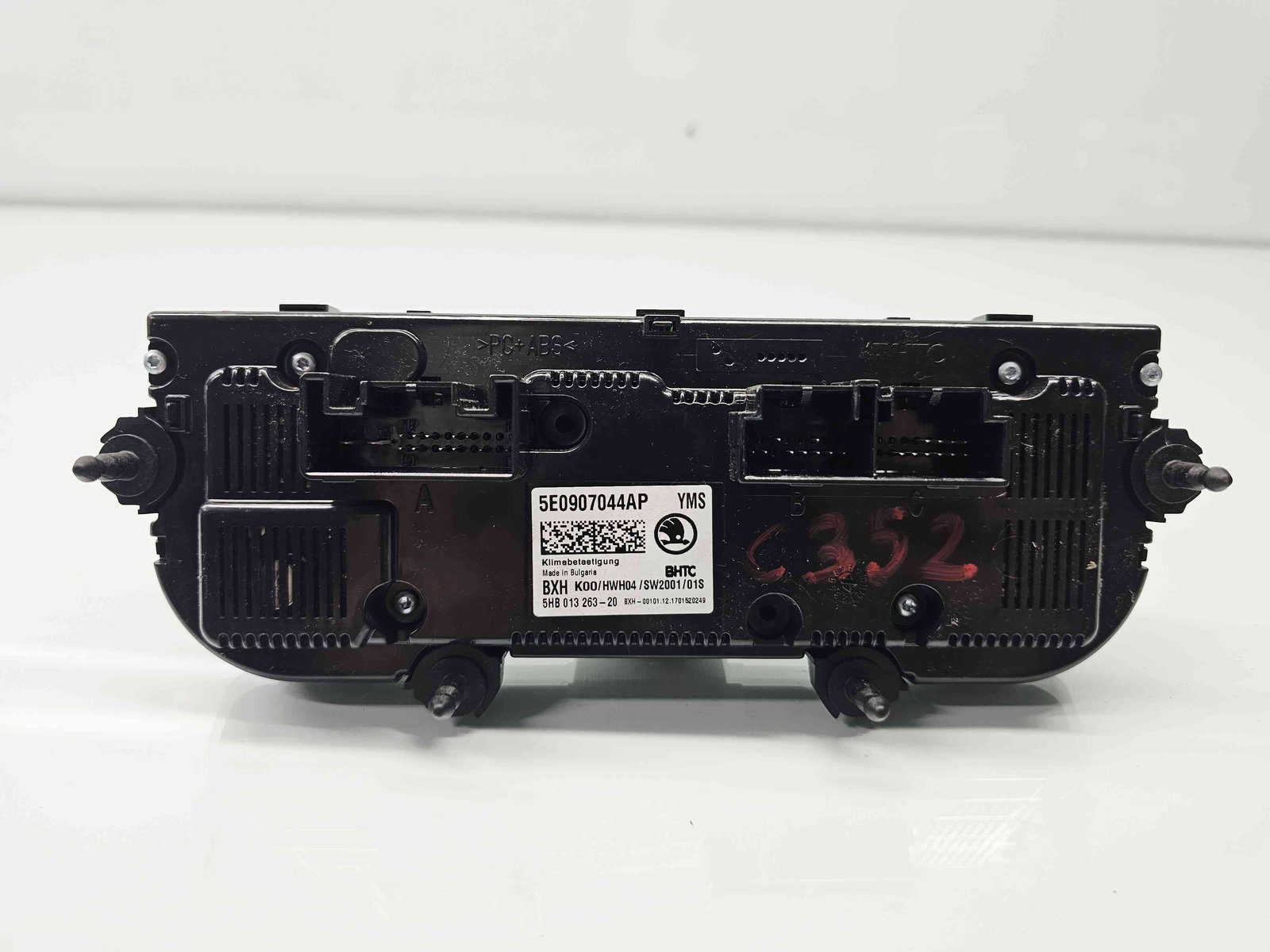 Panou comanda clima Skoda Octavia 3 (5E3) Facelift [Fabr 2012-2020] 5E0907044AP - imagine 5