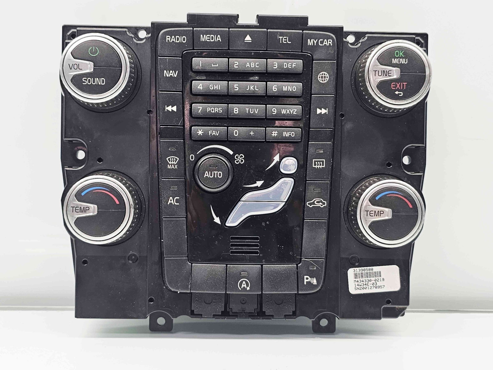 Panou comanda clima Volvo V60 [Fabr 2010-2018] 31398588 - imagine 1