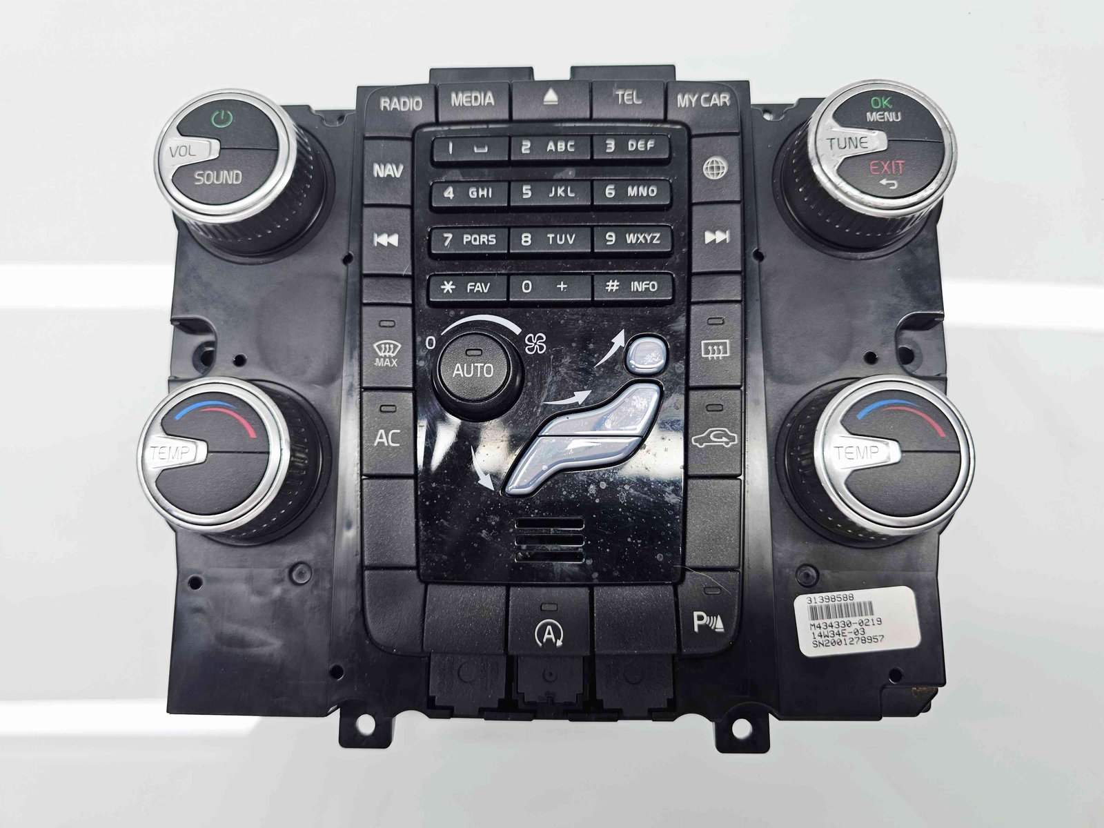 Panou comanda clima Volvo V60 [Fabr 2010-2018] 31398588 - imagine 4