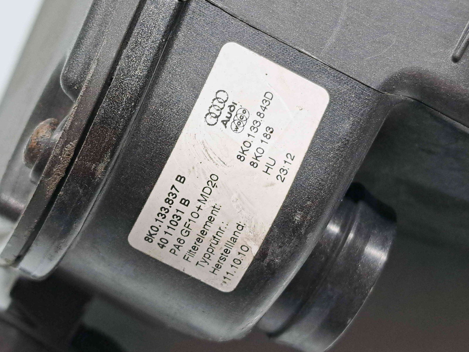 Carcasa filtru aer AUDI A4 (8K2, B8) [Fabr 2008-2015] 8K0133837B 3.0 TDI CCWA 176KW / 239CP - imagine 4