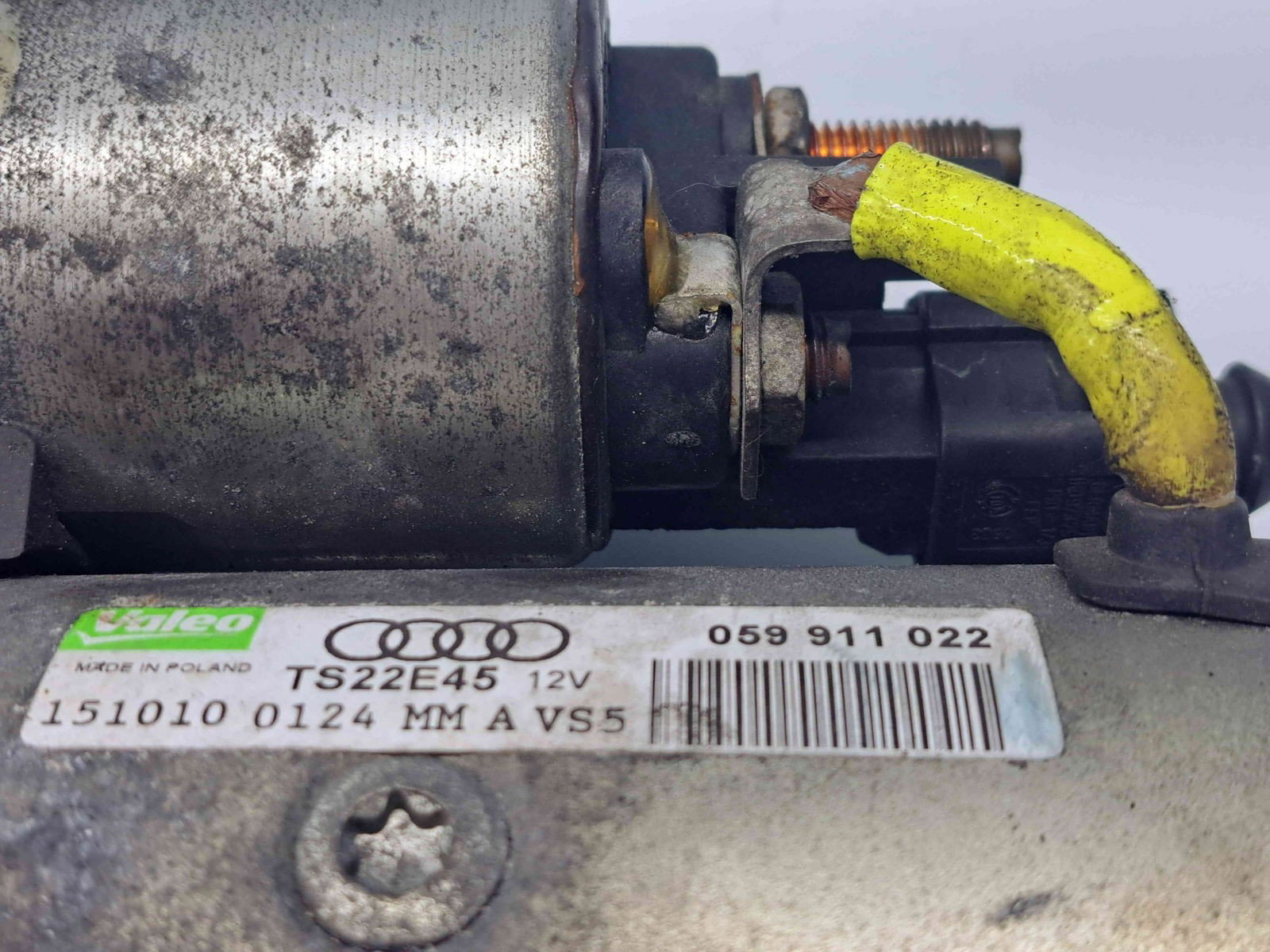 Electromotor 10 dinti AUDI Q5 (8RB) [ Fabr 2008-2016] 059911022 3.0 TDI CCWA176KW / 239CP - imagine 2