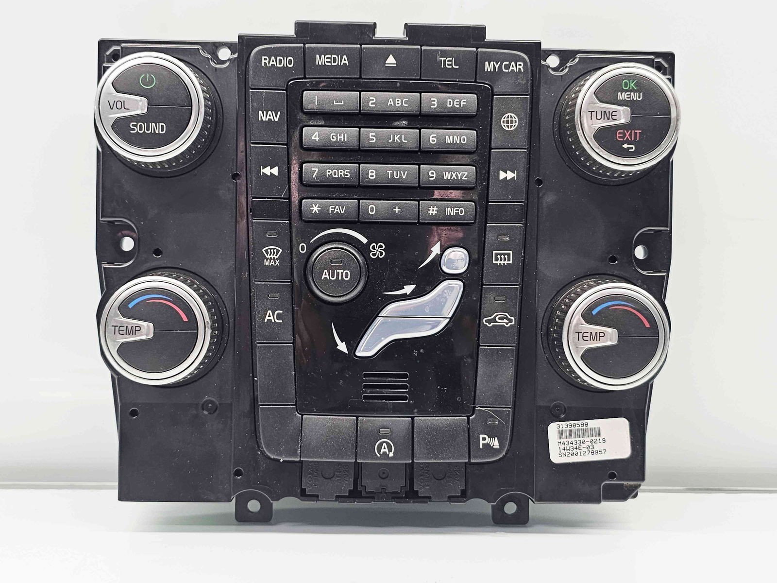 Panou comanda clima Volvo XC60 [Fabr 2008-2017] 31398588 - imagine 1