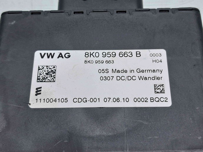  Modul stabilizator tensiune  AUDI A5 (8T3) [Fabr 2007-2015] 8K0959663B