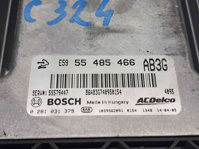 Calculator motor ECU  Opel Astra J [Fabr 2009-2015] 55485466 2.0 CDTI A20DTH 120KW / 163CP