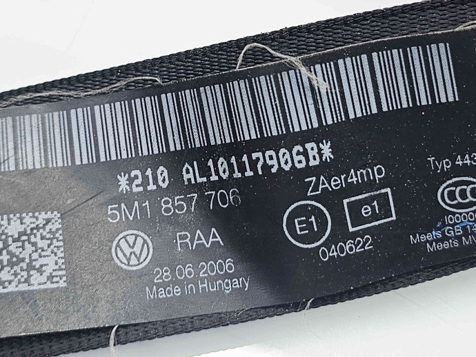  Centura dreapta fata Volkswagen Golf 5 Plus (5M1) [Fabr 2005-2008] 5M1857706