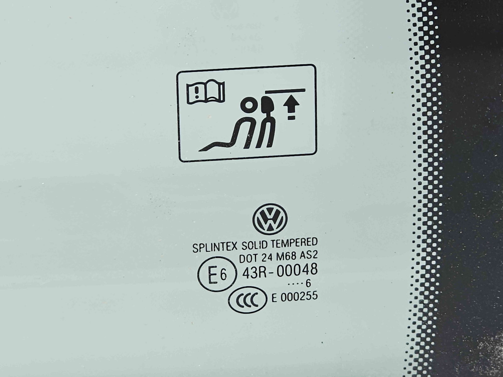 Geam fix usa stanga spate Volkswagen Golf 5 Plus (5M1) [Fabr 2005-2008] OEM - imagine 2