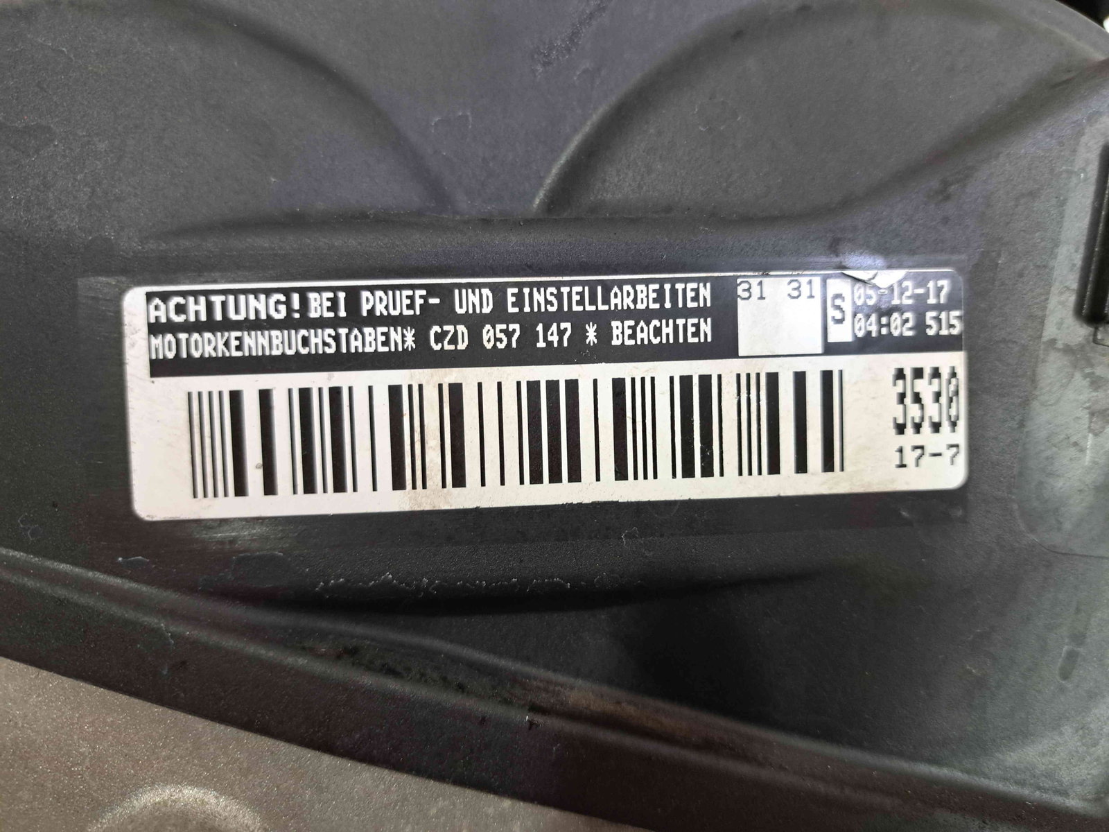 Motor complet ambielat Skoda Octavia 3 (5E3) Facelift [Fabr 2012-2020] CZDA 1.4 TSI CZDA 110KW / 150CP - imagine 3