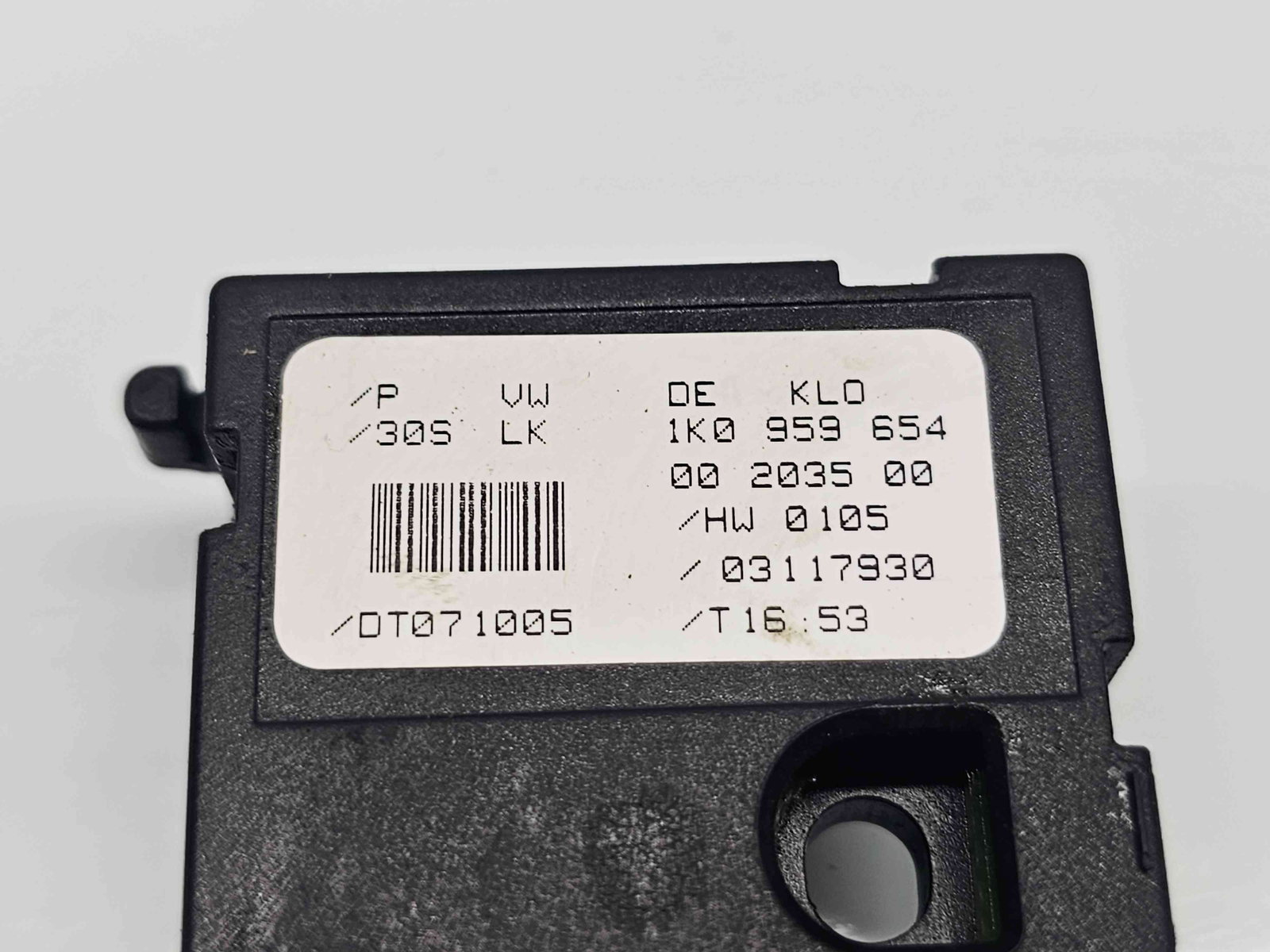 Senzor unghi volan Volkswagen Golf 5 Plus (5M1) [Fabr 2005-2008] 1K0959654 - imagine 3