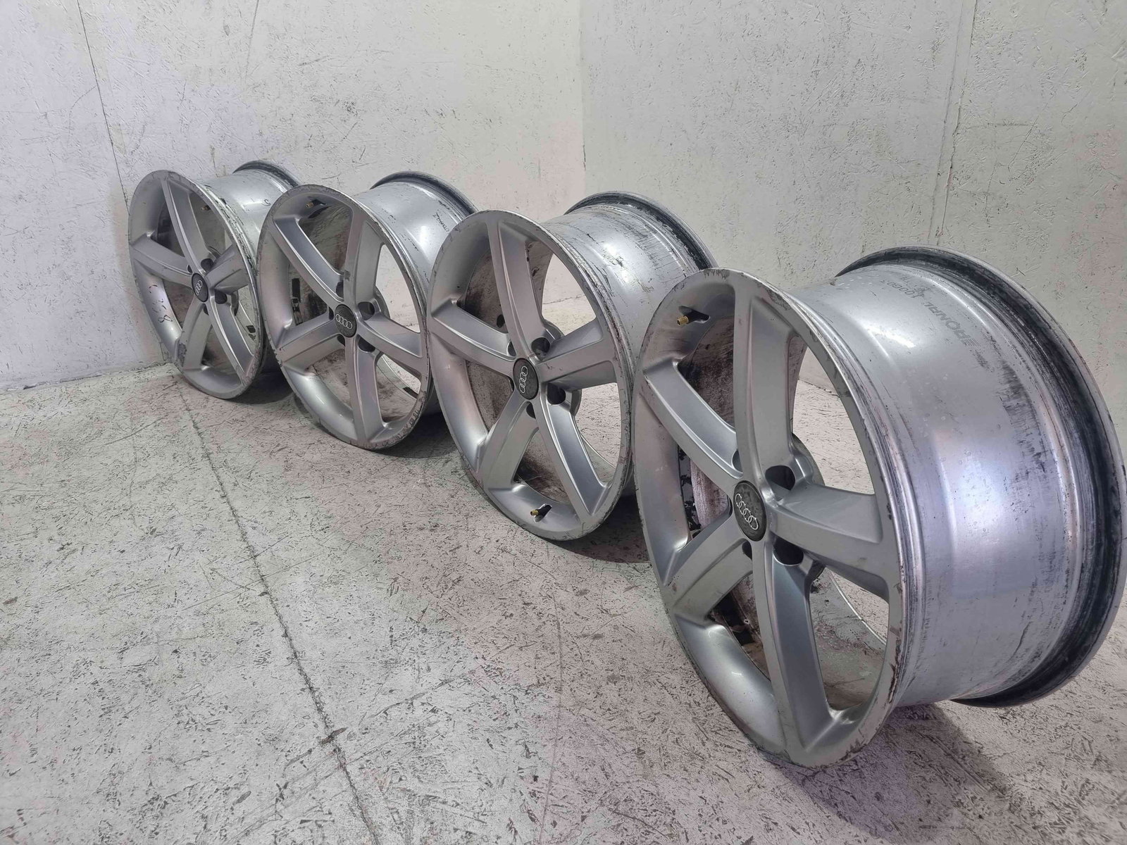 Set jante aliaj Audi A4 (8K5, B8) Avant [Fabr 2008-2015] 5X112 / R18 / ET47 / 8.0 J - imagine 2