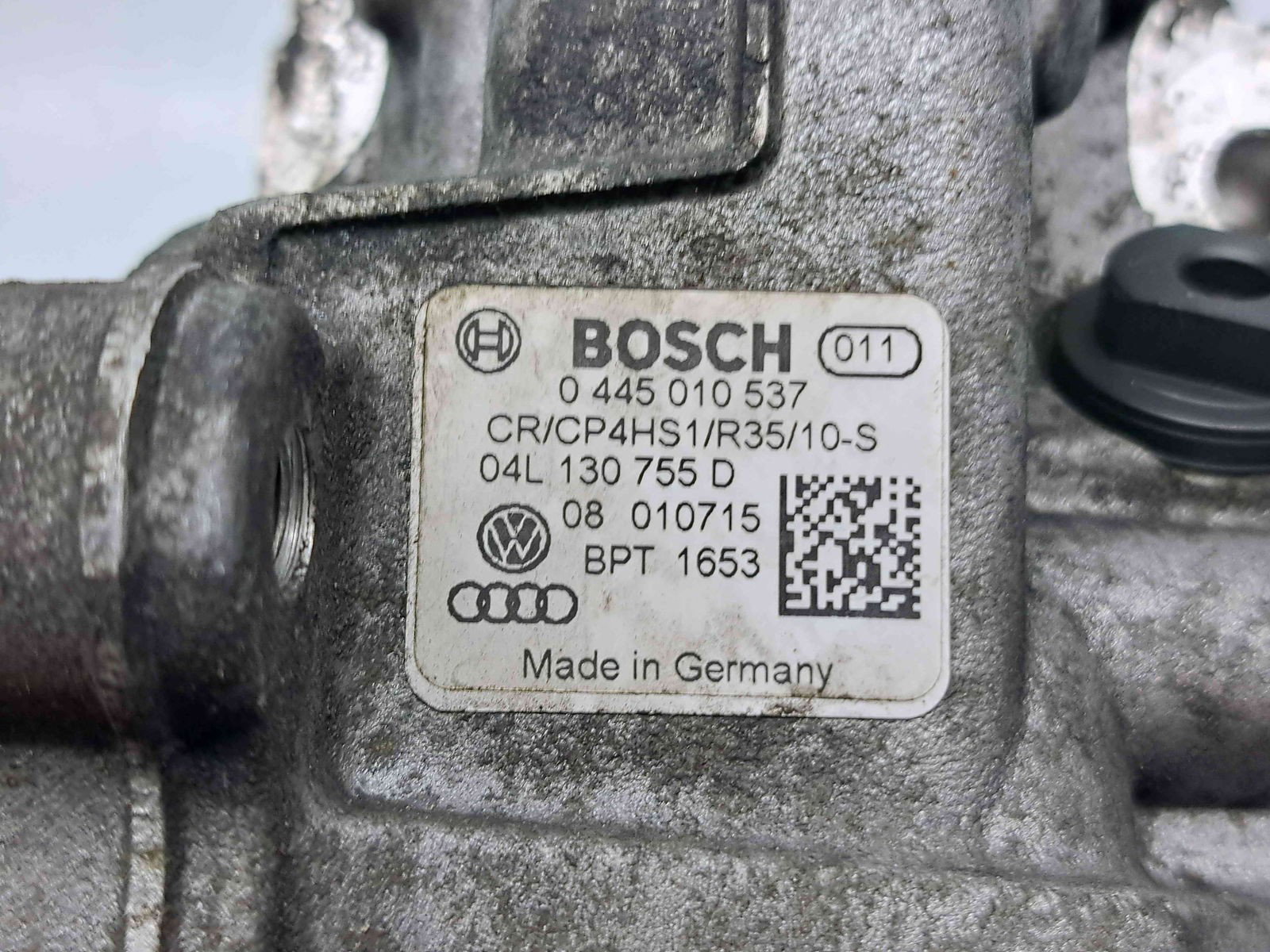 Pompa inalta presiune AUDI A4 (8W2, B9) [Fabr 2015-prezent] 04L130755D / 0445010537 2.0 TDI CRLB 110KW / 150CP - imagine 2