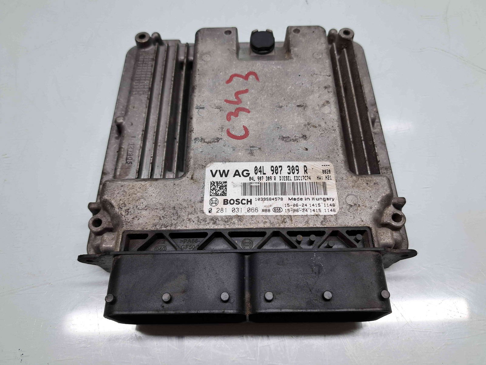 Calculator motor ECU AUDI A3 Sportback (8VS, 8VM) [Fabr 2013-prezent] 04L907309R 2.0 TDI CRLB 110KW / 150CP - imagine 4