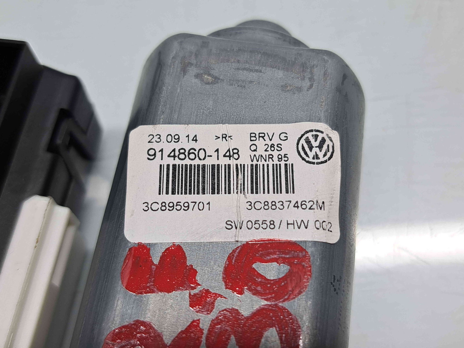 Motoras geam dreapta fata Volkswagen Passat CC (358) Facelift [Fabr 2012-2016] 3C0959793C / 3C8837462M - imagine 5