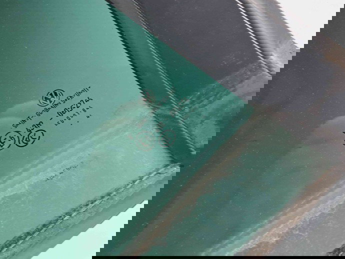 Geam fix usa dreapta spate Volkswagen Passat CC (358) Facelift [Fabr 2012-2016] OEM