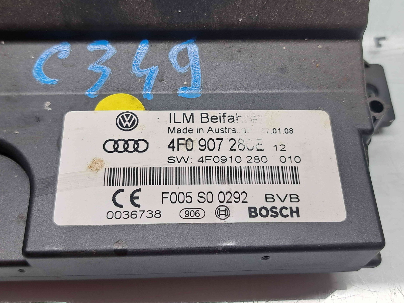 Modul confort Audi Q7 (4LB) [Fabr 2006-2014] 4F0907280E - imagine 2