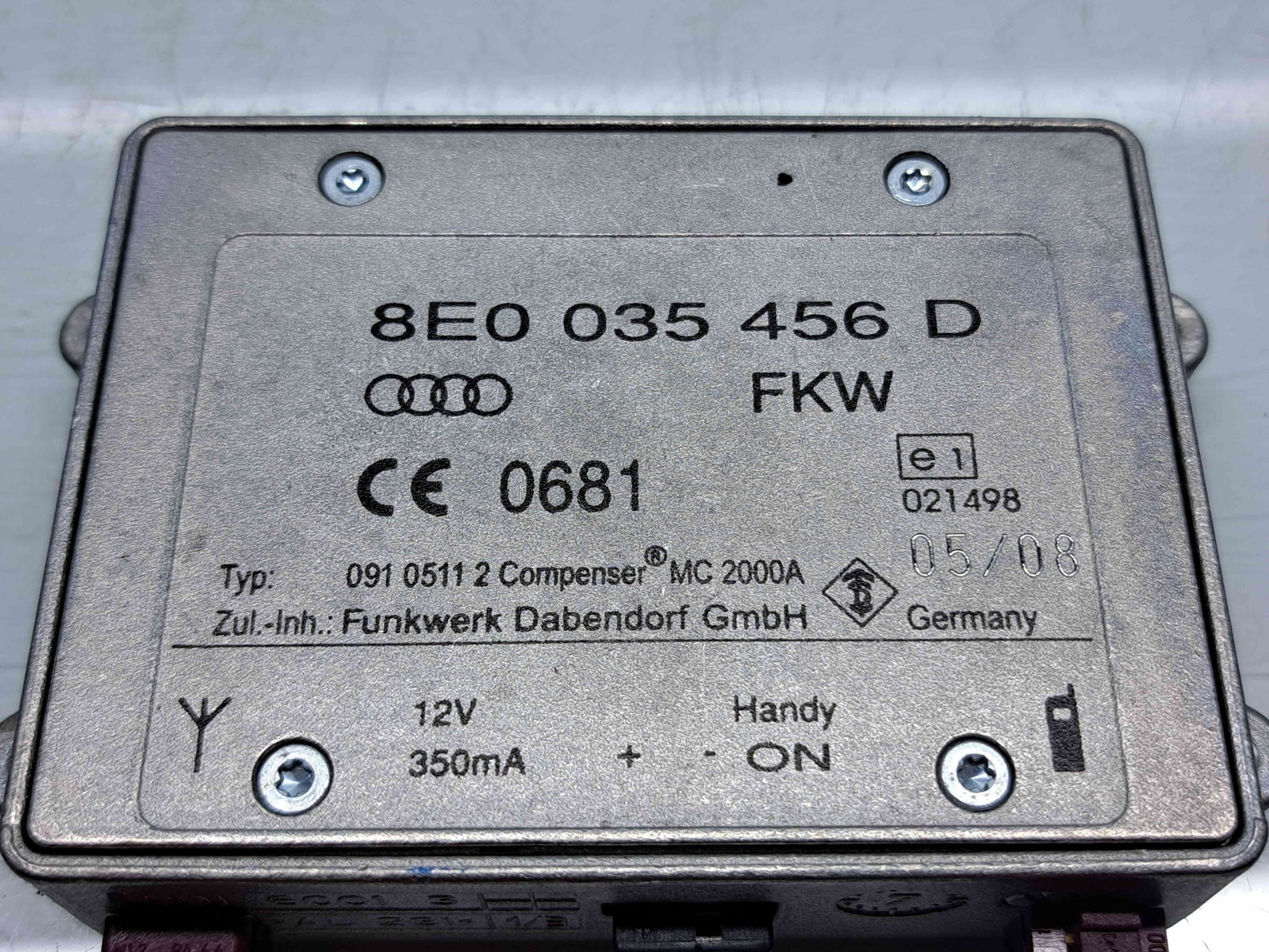 Modul confort Audi Q7 (4LB) [Fabr 2006-2014] 8E0035456D - imagine 2