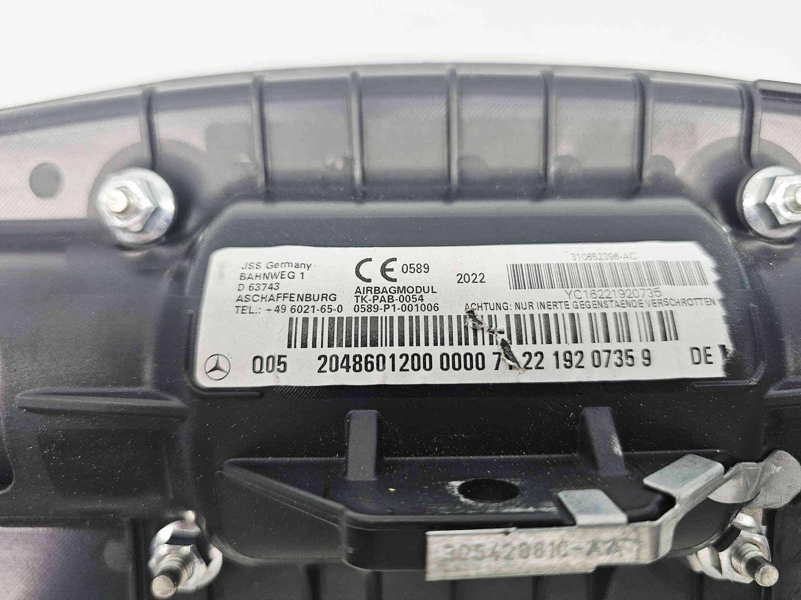 Airbag pasager Mercedes Clasa C Coupe (C204) Facelift AMG [Fabr 2011-2015] 2048601200 - imagine 4