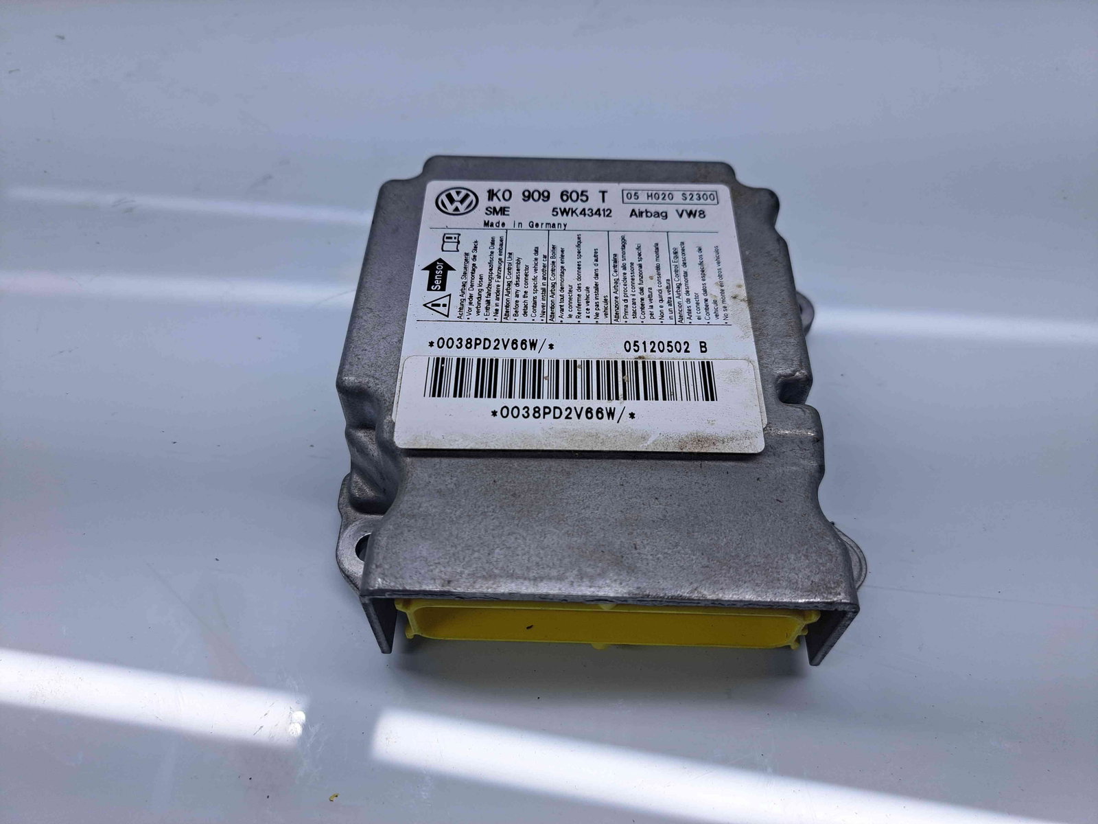 Calculator airbag Skoda Octavia 2 Combi (1Z5) [Fabr 2004-2013] Facelift 1K0909605 2.0 TDI CFHC 103KW / 140CP - imagine 1