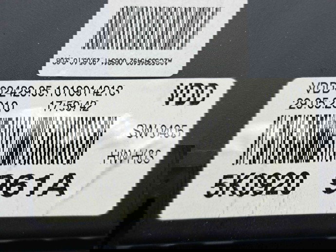  Ceas bord Volkswagen Golf 6 (5K1) [Fabr 2009-2013] 5K0920961A