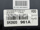  Ceas bord Volkswagen Golf 6 (5K1) [Fabr 2009-2013] 5K0920961A