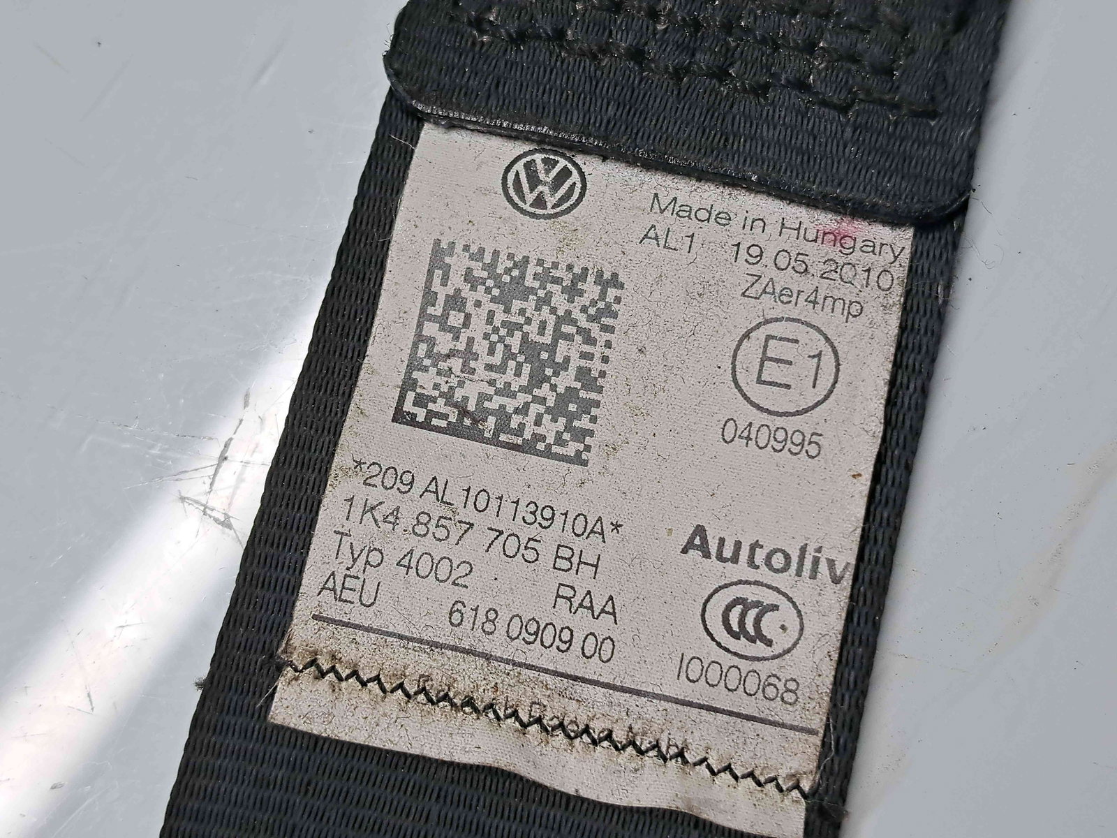Centura stanga fata Volkswagen Golf 6 (5K1) [Fabr 2009-2013] 1K4857705BH - imagine 4