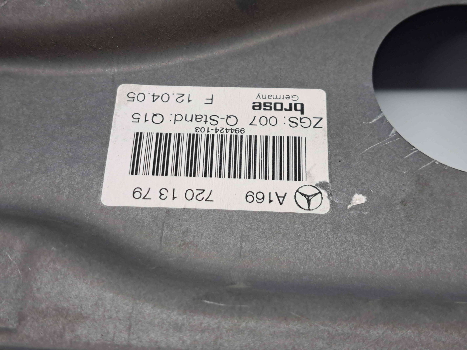 Macara electrica geam stanga fata Mercedes Clasa A (W169) [Fabr 2004-2012] A1697201379 - imagine 4