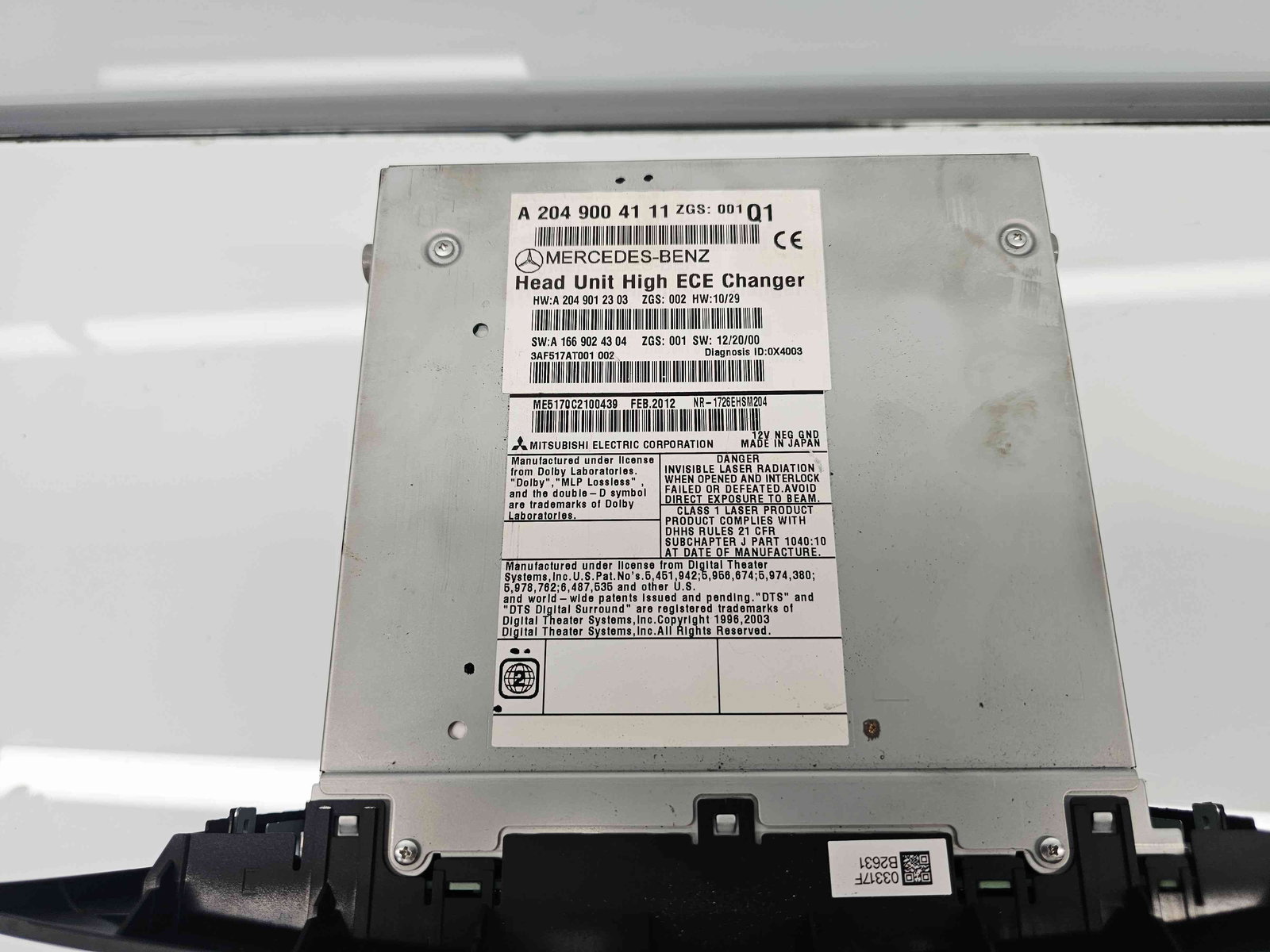 Radio CD Mercedes Clasa C Coupe (C204) Facelift AMG [Fabr 2011-2015] A2049004111 - imagine 2