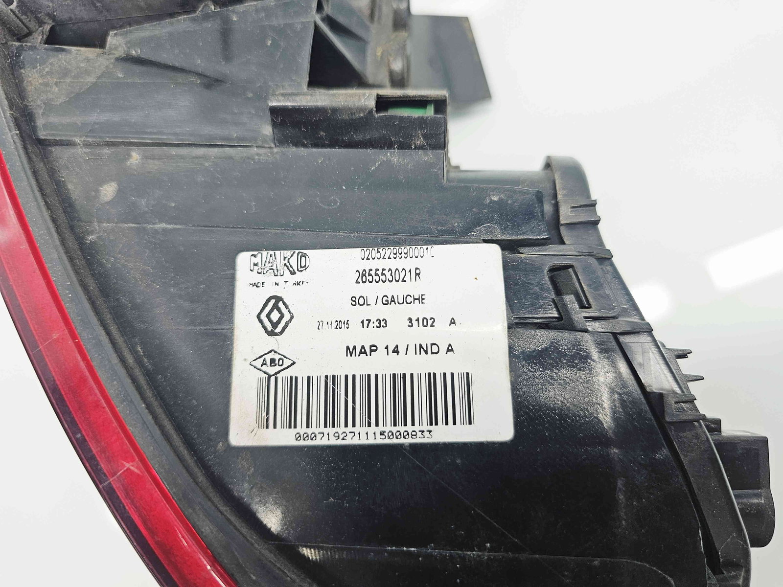 Stop aripa stanga Renault Clio 4 (B98) Hatchback [Fabr 2012-2020] 265553021R - imagine 4