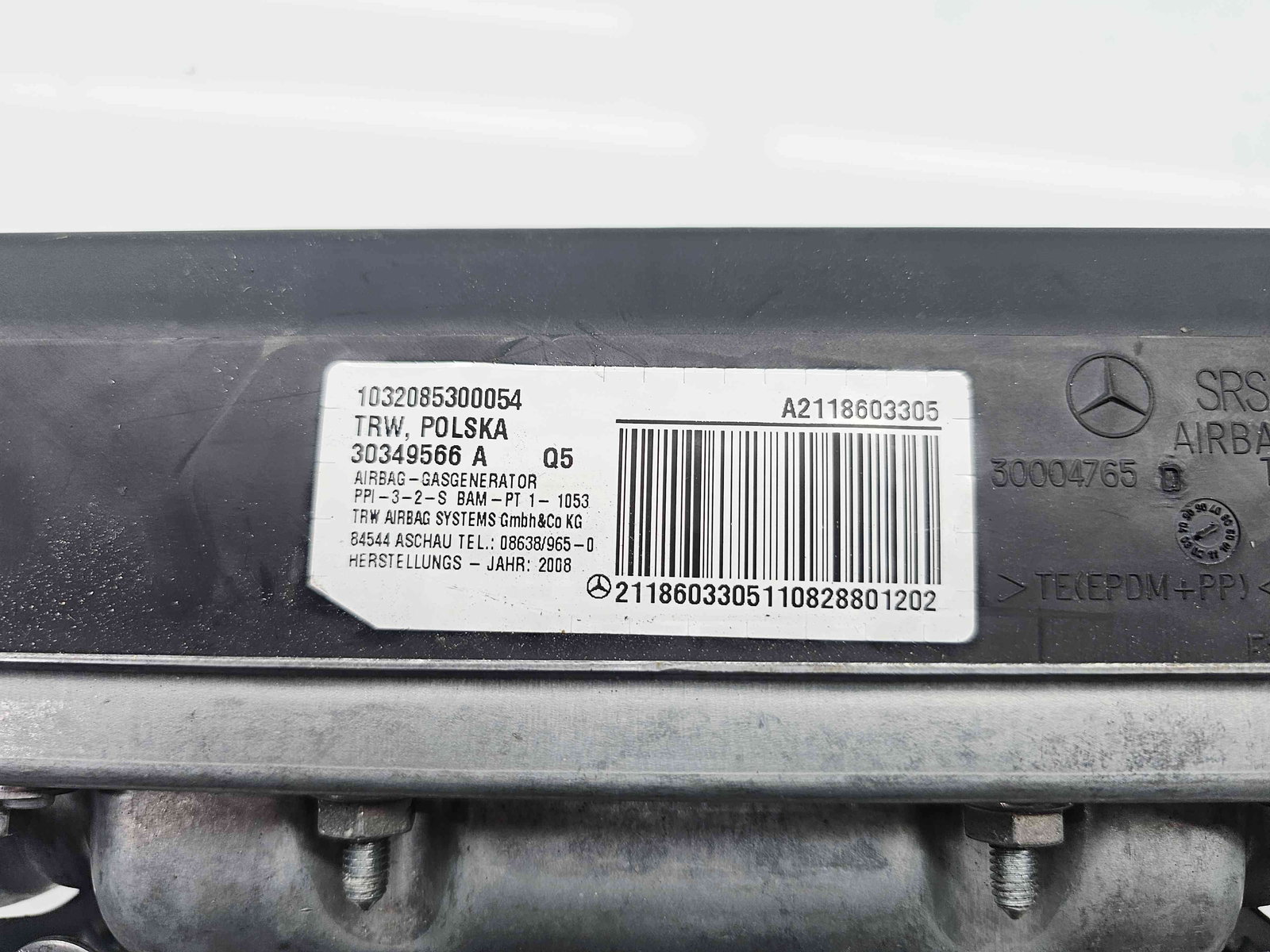 Airbag pasager Mercedes Clasa E T-Model (S211) [Fabr 2003-2009] Facelift A2118603305 - imagine 6