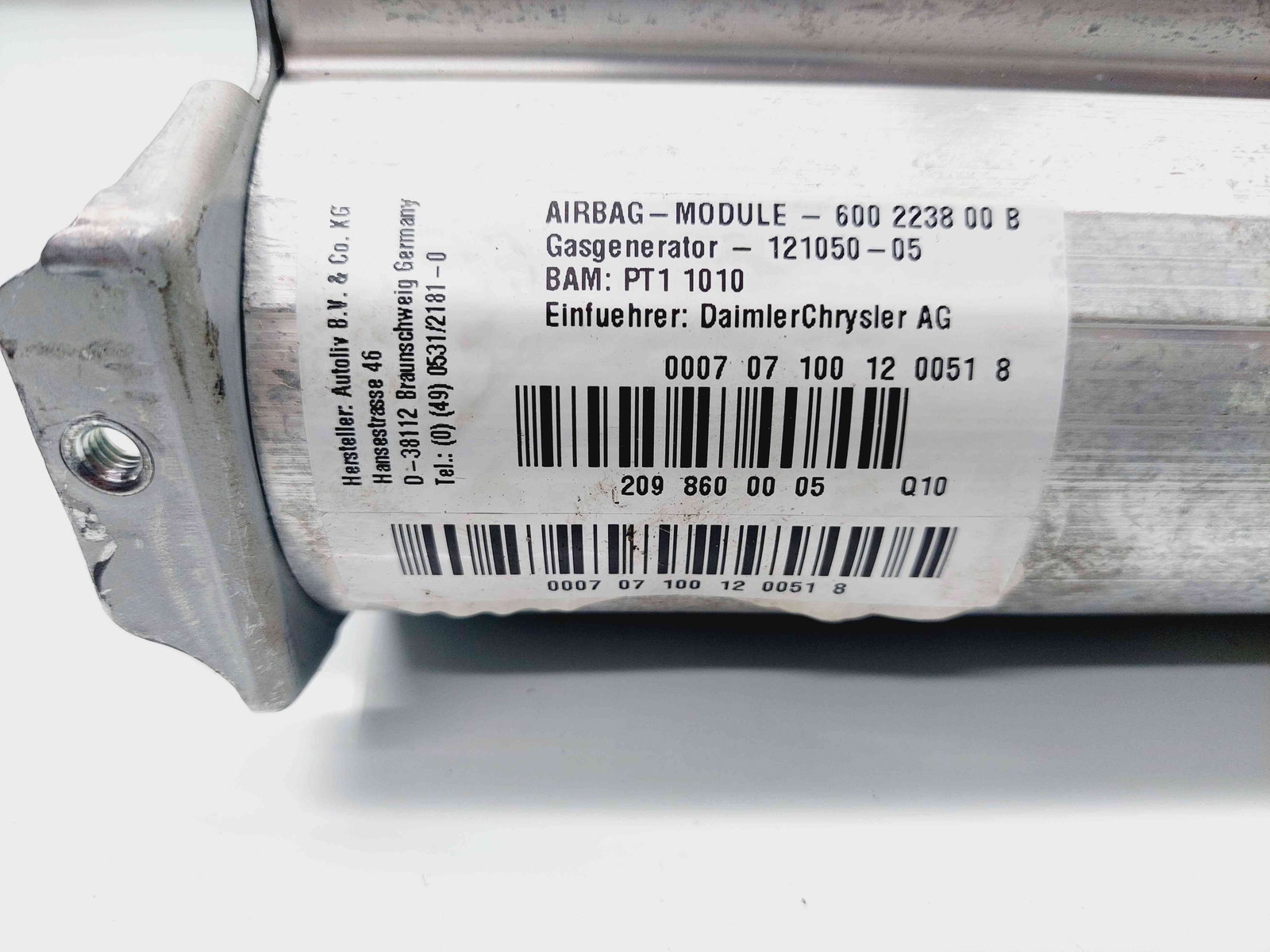 Airbag pasager Mercedes Clasa CLK (C209) [Fabr 2002-2009] 2098600005 - imagine 3