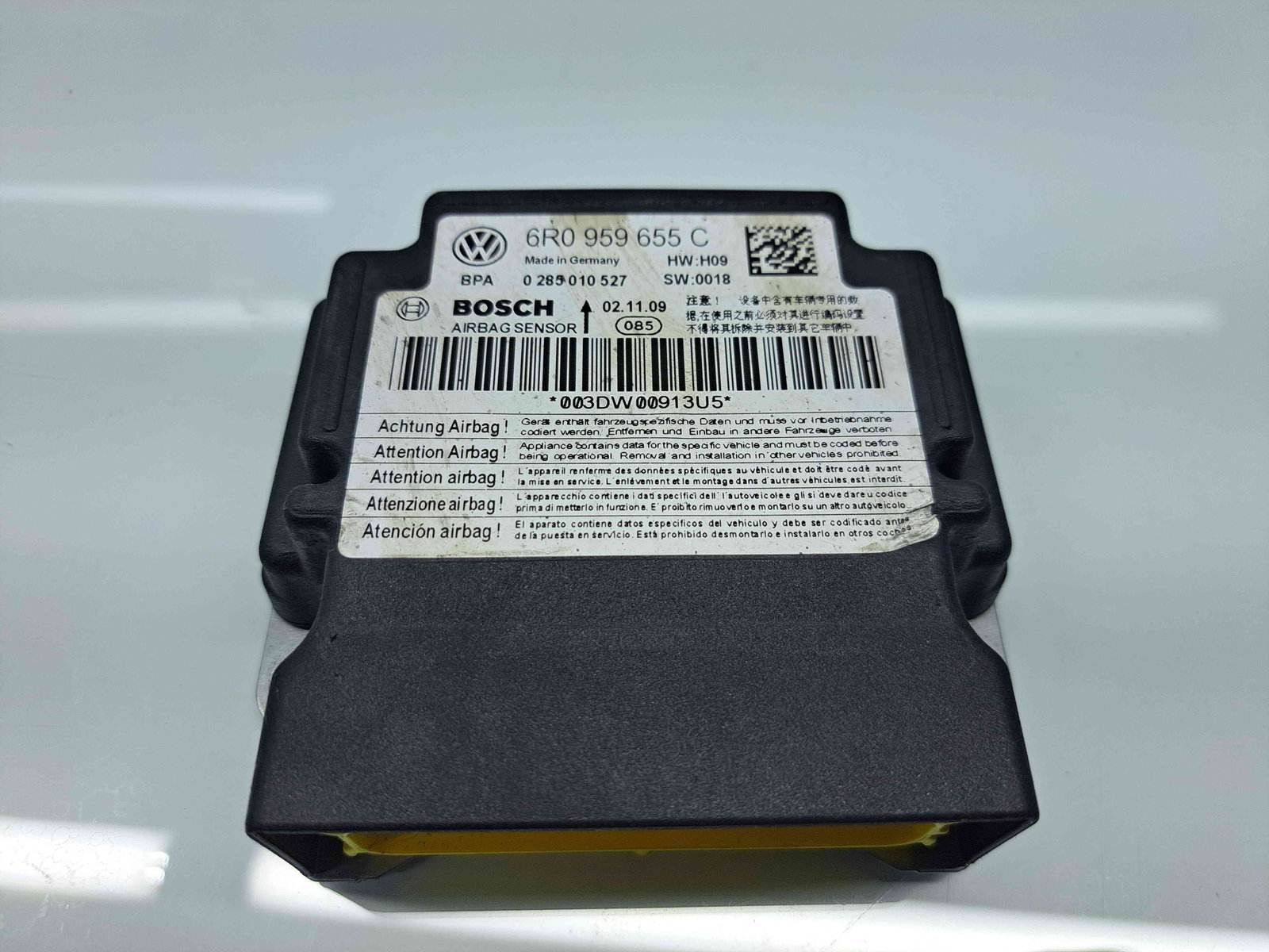 Calculator airbag Seat Ibiza 5 (6J5) [Fabr 2008-2017] 6R0959655 1.6 Benz BTS 77KW / 105CP - imagine 1