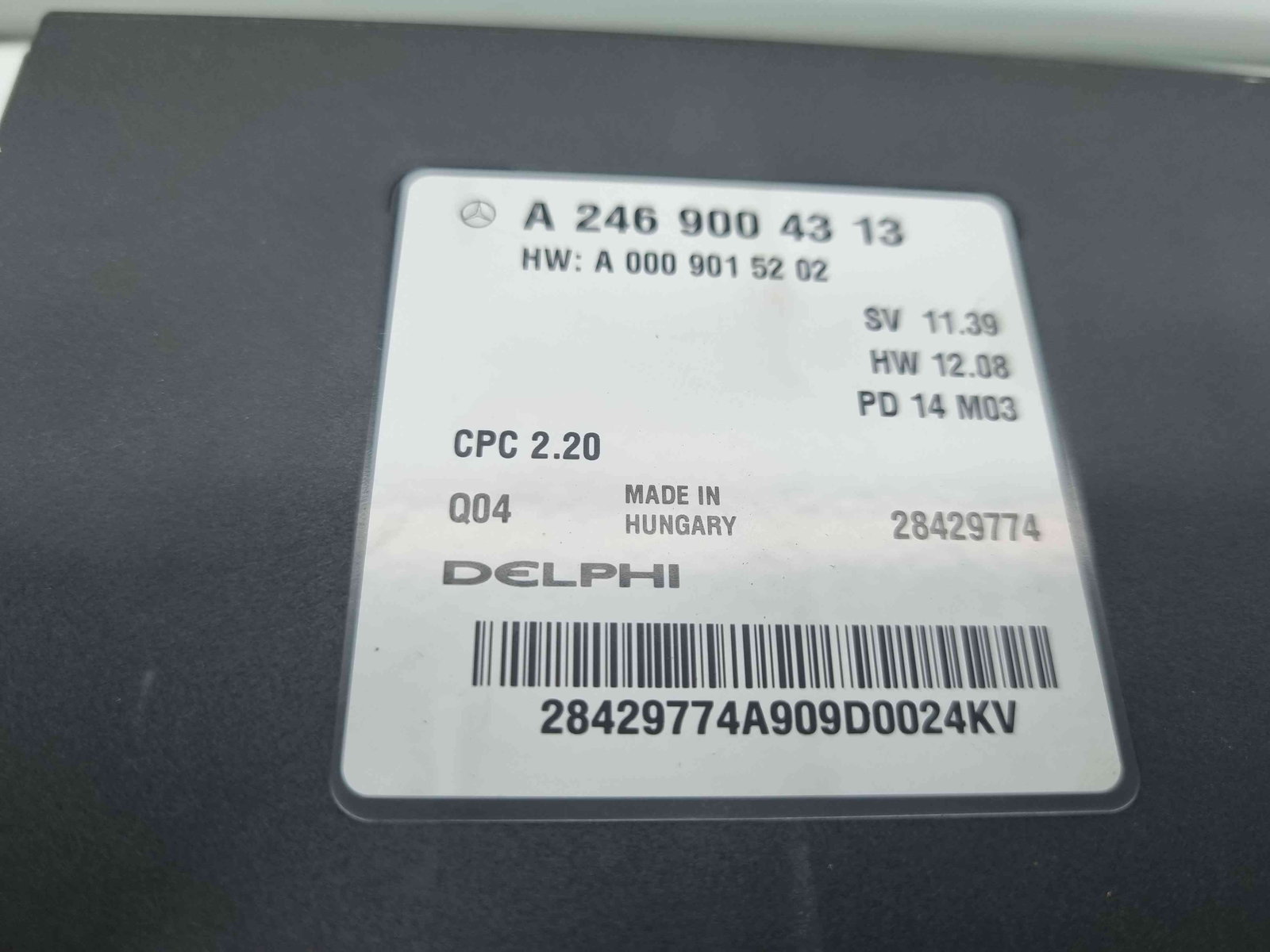 Calculator cutie viteze Mercedes Clasa A (W176) [Fabr 2012-2018] A2469004313 1.5 CDI 607951 80KW / 109CP - imagine 8