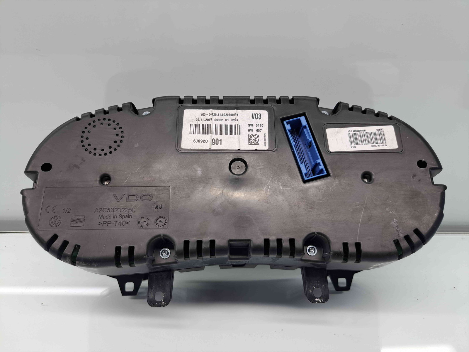 Ceas bord Seat Ibiza 5 (6J5) [Fabr 2008-2017] 6J0920901 - imagine 2