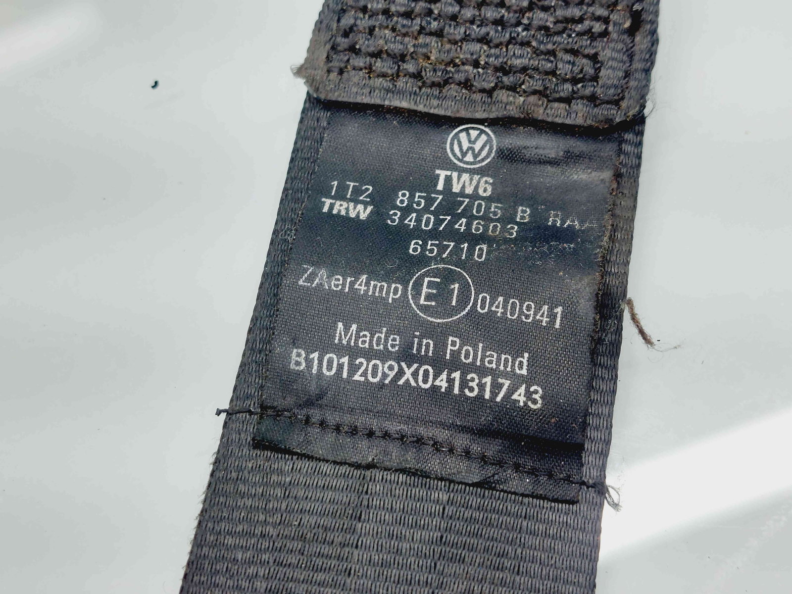 Centura stanga fata Volkswagen Touran (1T1, 1T2) [Fabr 2003-2010] Facelift 1T2857705B - imagine 5