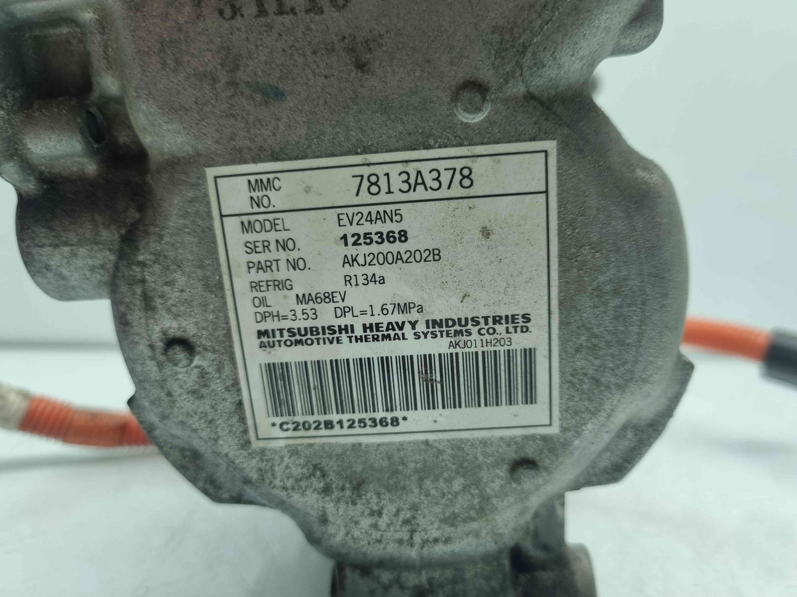 Compresor clima MITSUBISHI Outlander III [Fabr 2012-2014] AKJ200A202B 2.0 Hibrid 4B11 149KW / 203CP - imagine 8