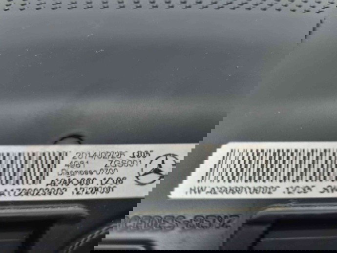  Display bord Mercedes Clasa A (W176) [Fabr 2012-2018] A246 900 12 06