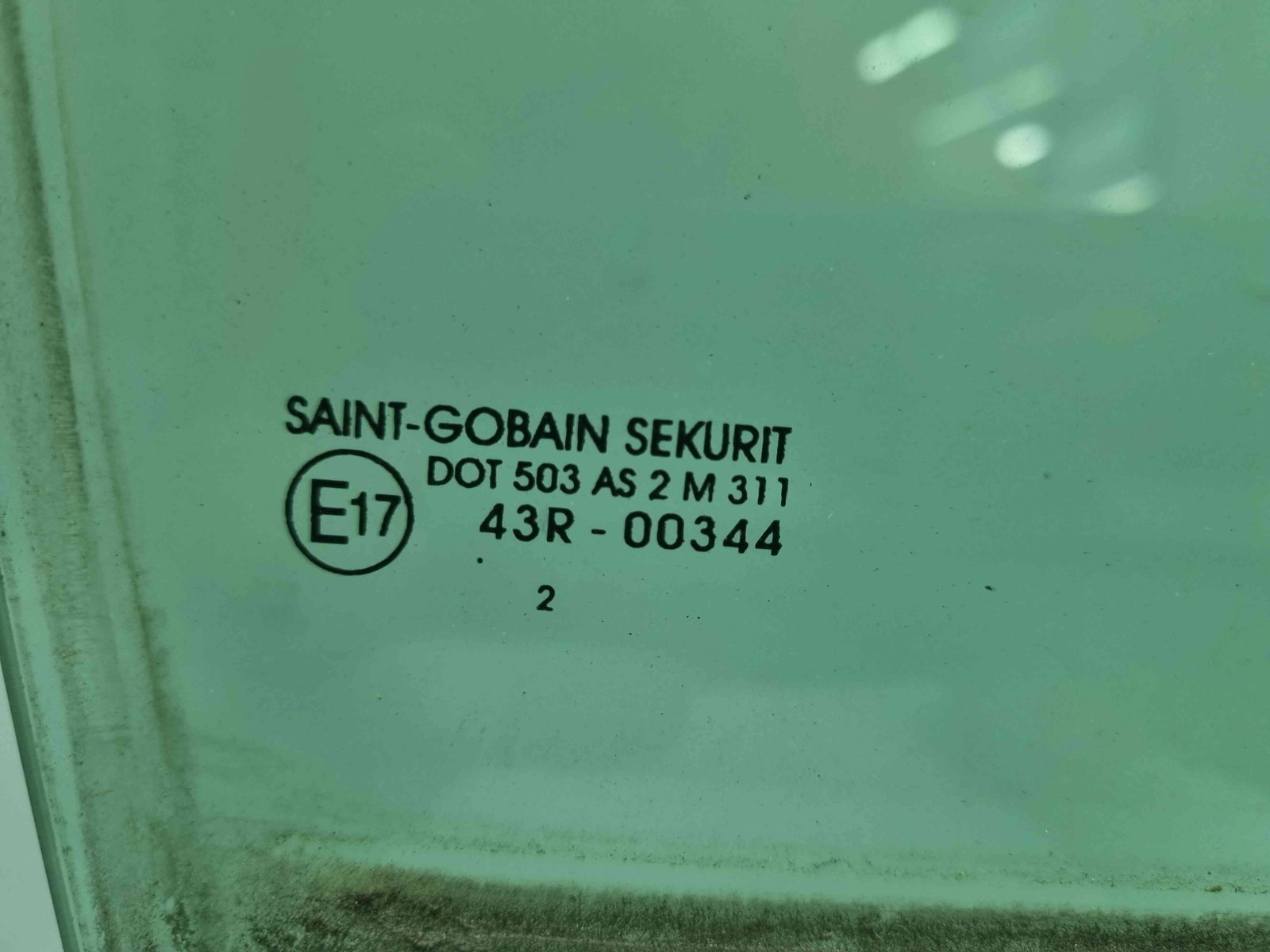 Geam usa dreapta spate Volkswagen Golf 6 (5K1) [Fabr 2009-2013] OEM - imagine 2