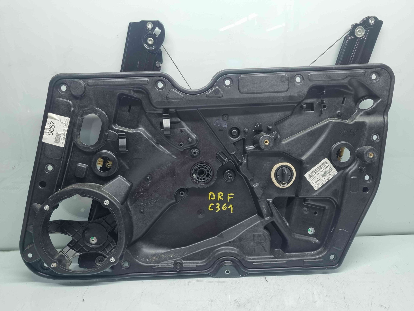 Macara electrica geam dreapta fata Volkswagen Golf 6 (5K1) [Fabr 2009-2013] 5K0837756G / 5K2837730P