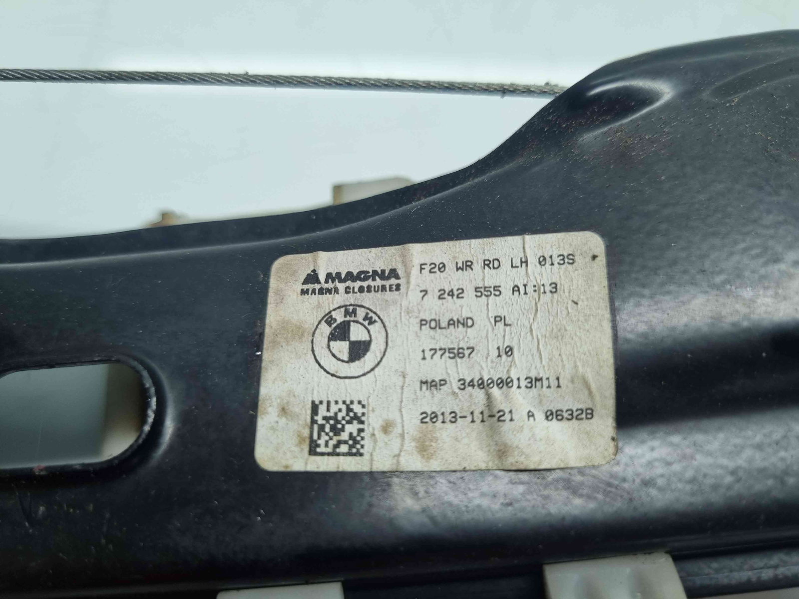 Macara electrica geam stanga spate Bmw 1 (F20) [Fabr 2011-2017] 7242555 - imagine 5