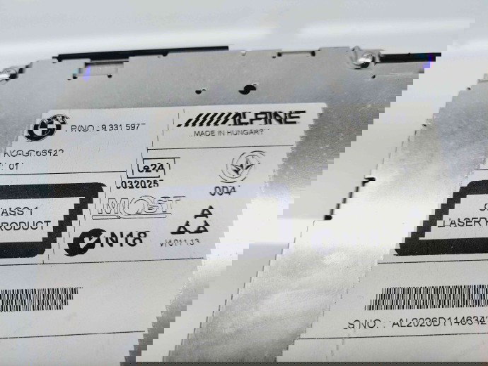  Radio CD Bmw 1 (F20) [Fabr 2011-2017] 9331597