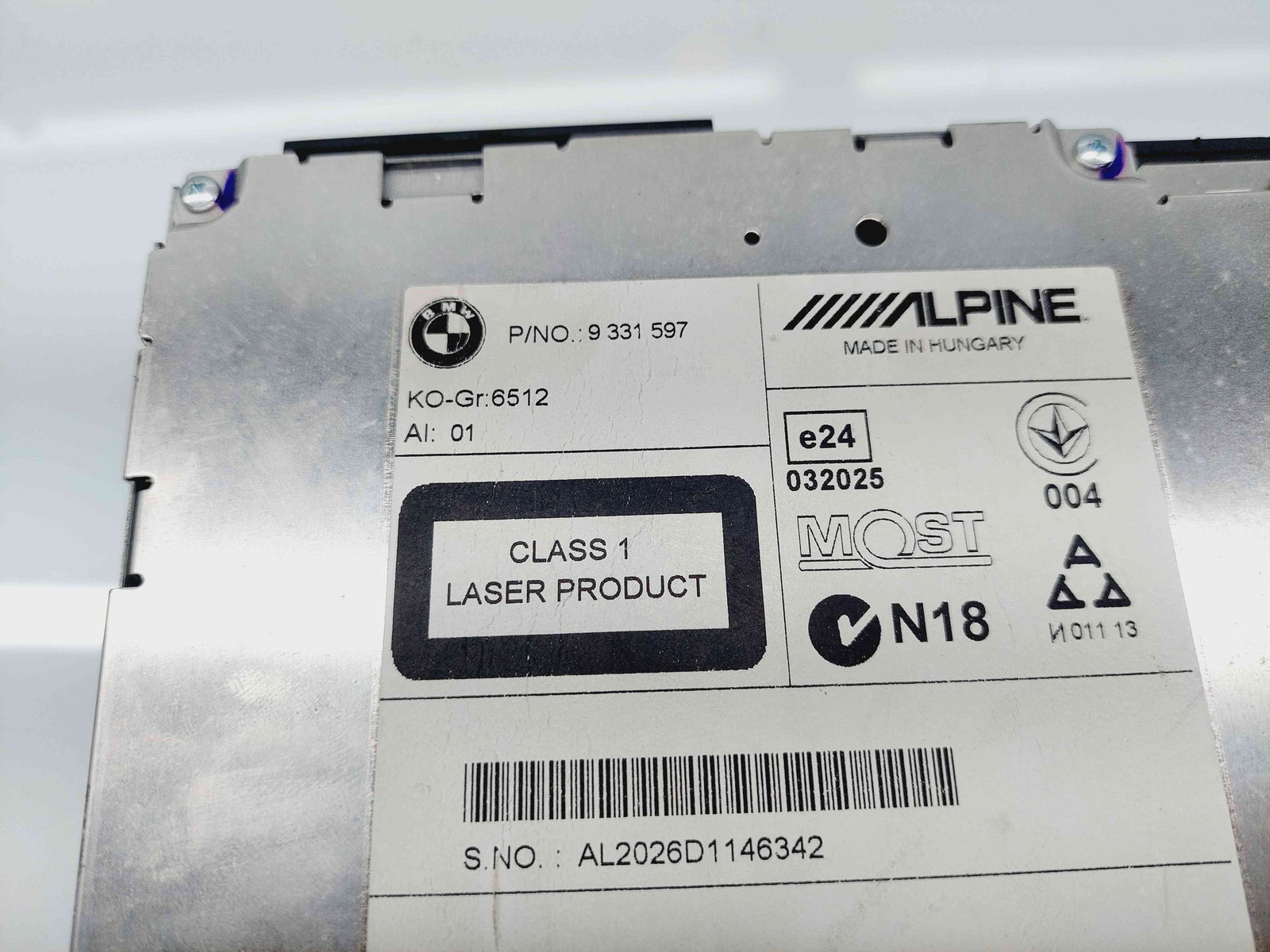 Radio CD Bmw 1 (F20) [Fabr 2011-2017] 9331597 - imagine 5